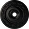 Ekena Millwork Logan Ceiling Medallion (Fits Canopies up to 6 1/8"), 24 1/4"OD x 3 7/8"ID x 2"P, Black Pearl CM24LO1BPS - alternate 1